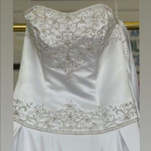 White wedding dress